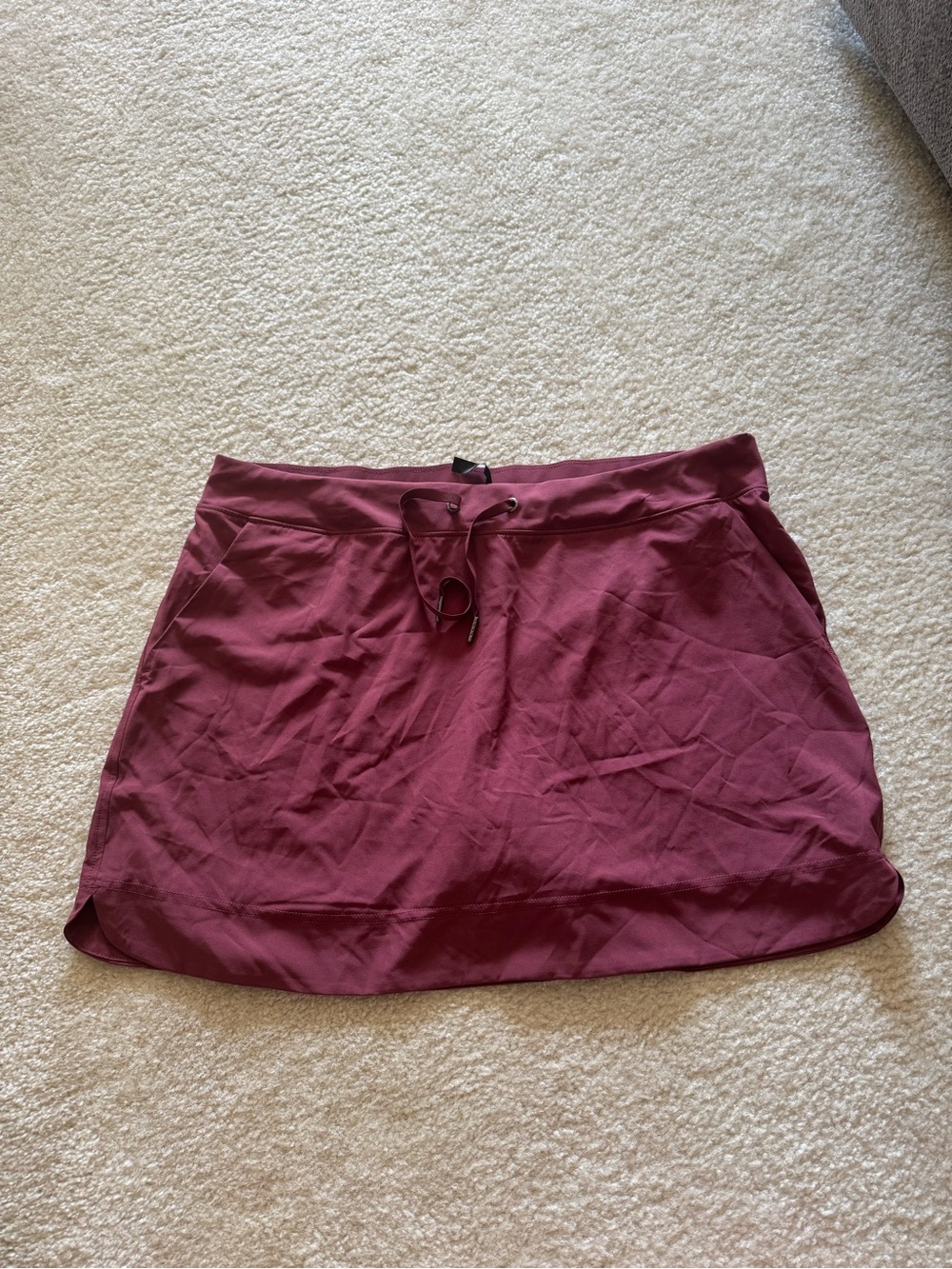 GAIAM Wine Maroon Active Skort